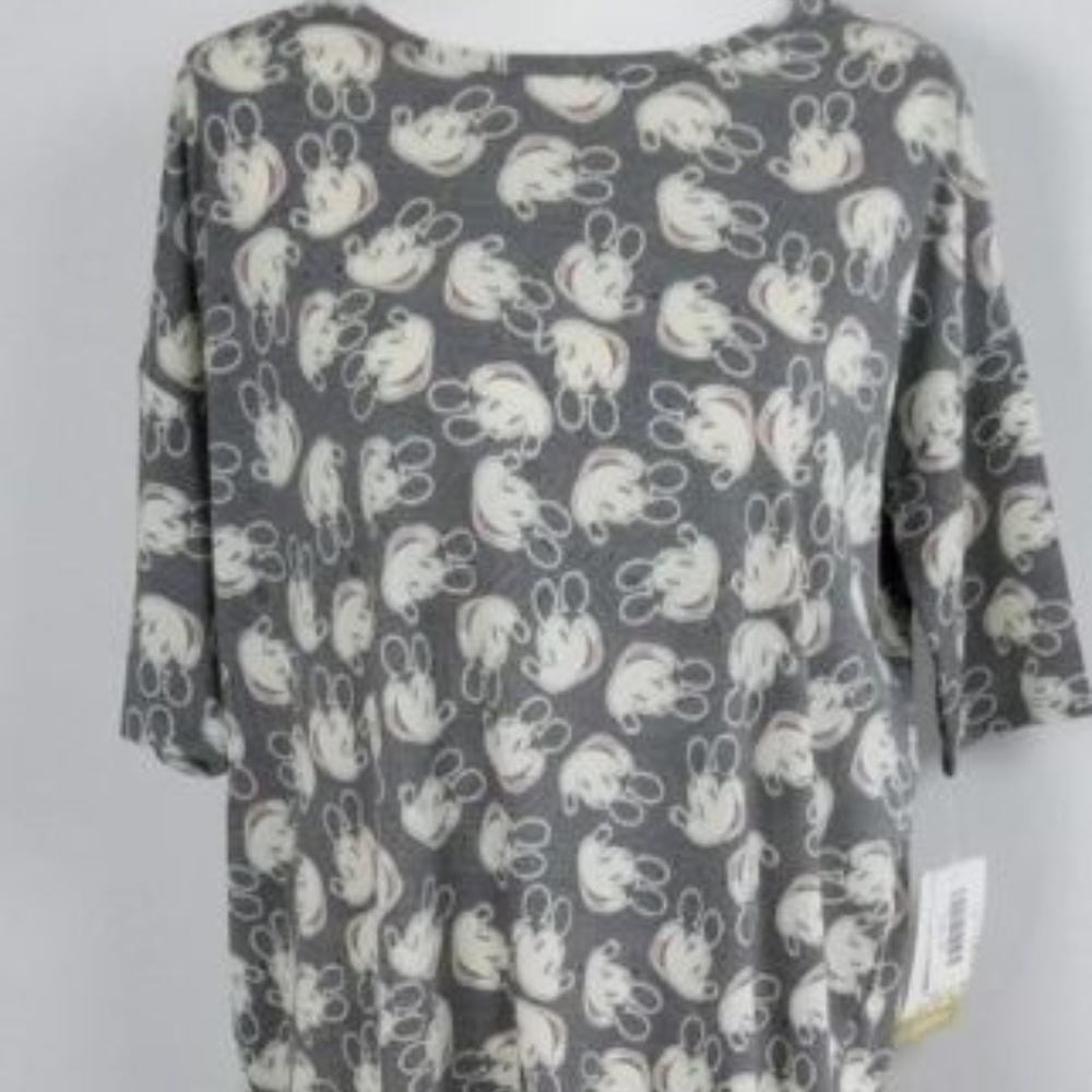 LulaRoe Irma Womens T-Shirt Disney Mickey Mouse XS